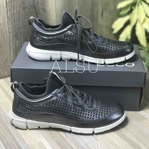 ECCO Intrinsic 1 Slip On Leather Dark Shadow Metal - Picture 6 of 7